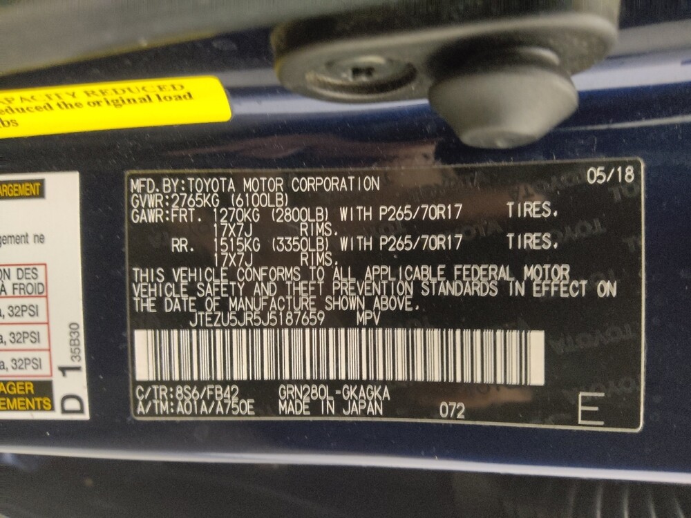 2018 Toyota 4Runner in Colorado Springs, CO 80909 - 18123085 33