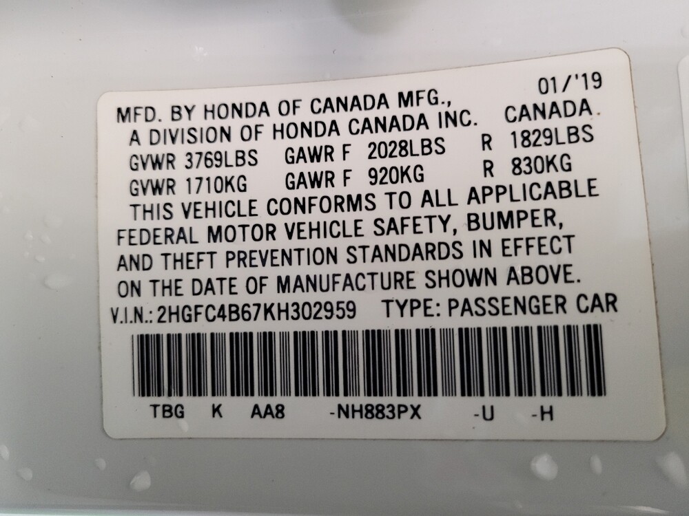 2019 Honda Civic in Louisville, KY 40258 - 18123128 33