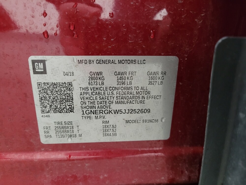 2018 Chevrolet Traverse in Taylor, MI 48180 - 18123192 33