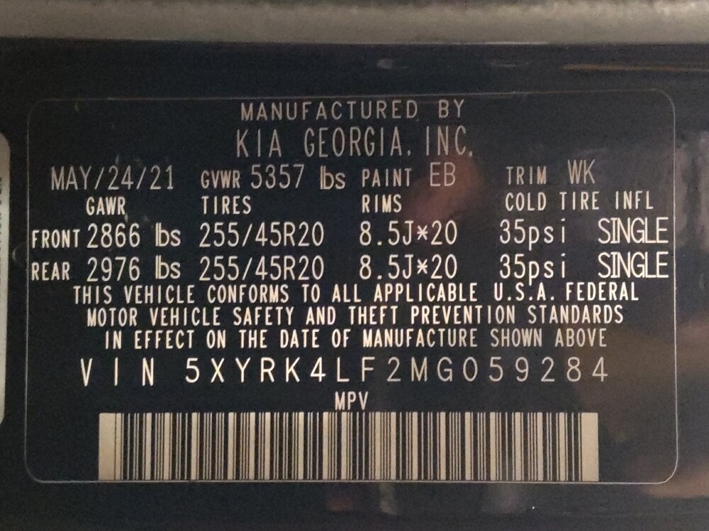2021 Kia Sorento in Savannah, GA 31419 - 18123194 33
