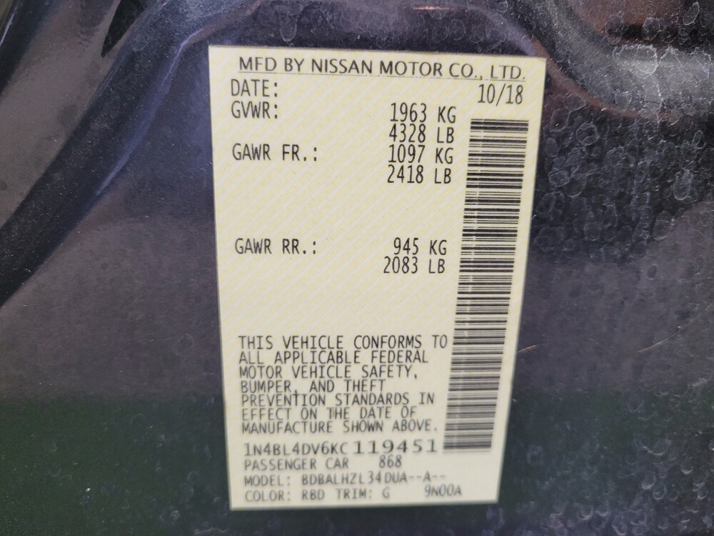 2019 Nissan Altima in Louisville, KY 40258 - 18123204 33