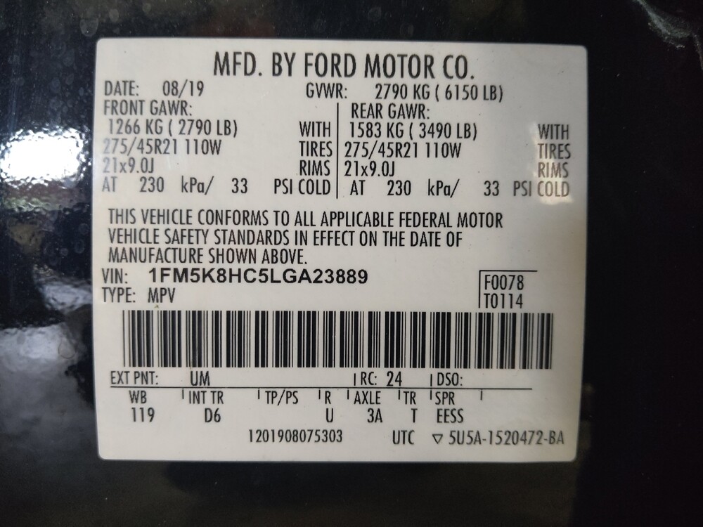 2020 Ford Explorer in Gainesville, FL 32609 - 18123218 33