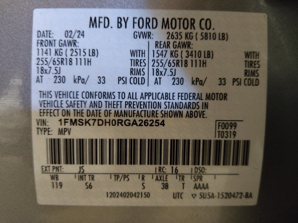 2024 Ford Explorer in Gainesville, FL 32609 - 18123226 33