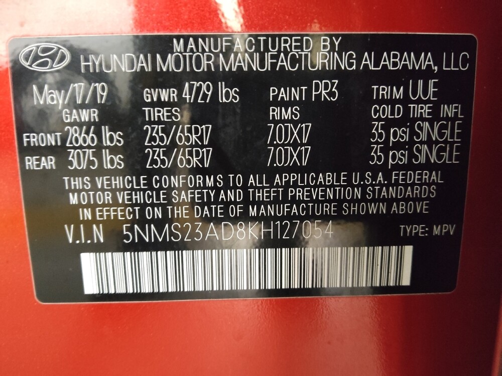 2019 Hyundai Santa Fe in Marietta, GA 30062 - 18123243 33