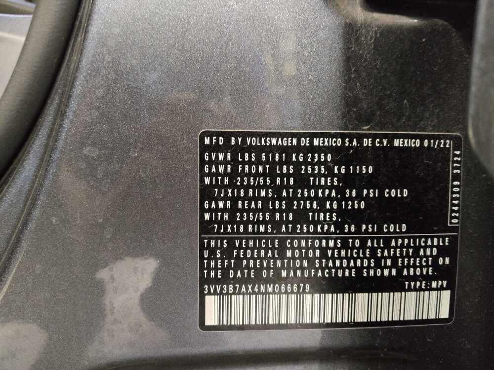 2022 Volkswagen Tiguan in Morrow, GA 30260 - 18123248 33