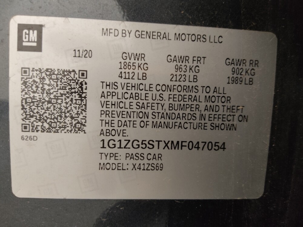 2021 Chevrolet Malibu in Colorado Springs, CO 80909 - 18123261 33