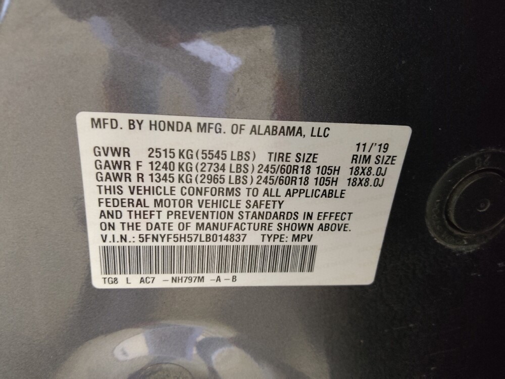 2020 Honda Pilot in Midlothian, IL 60445 - 18123262 33