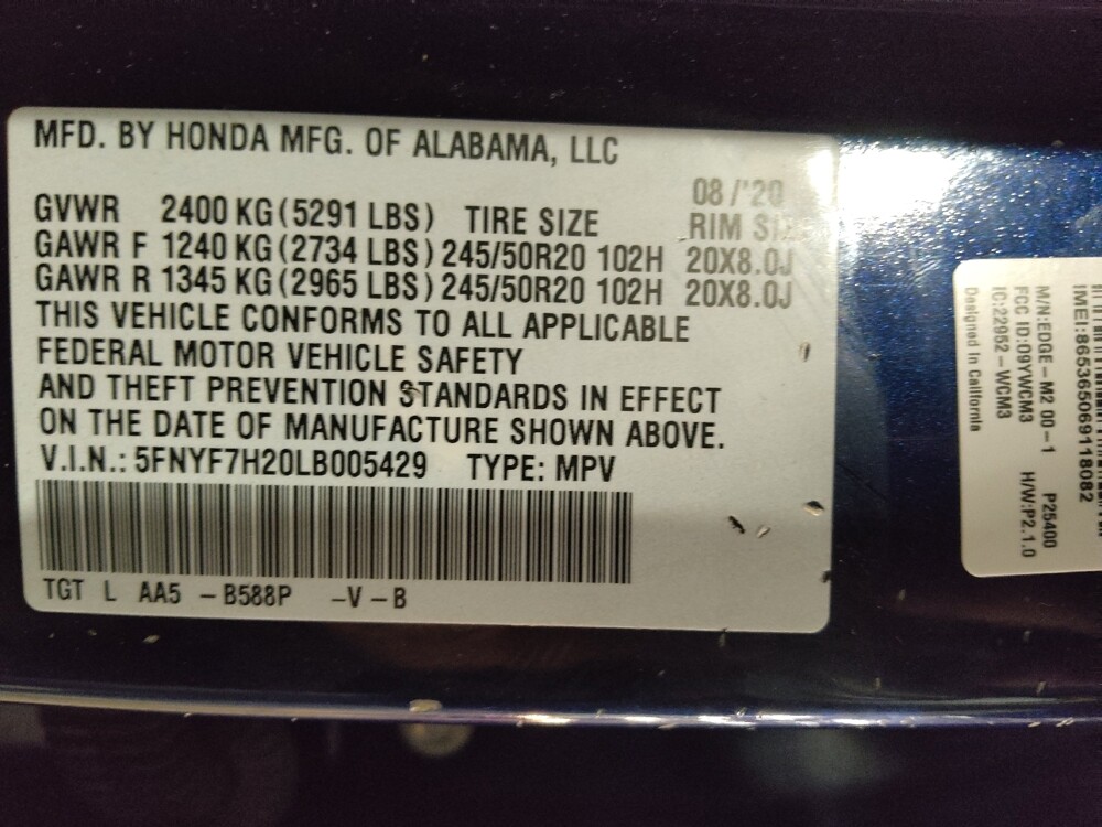 2020 Honda Passport in Lewisville, TX 75067 - 18123273 33