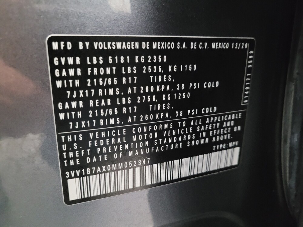 2021 Volkswagen Tiguan in Riverside, CA 92504 - 18123284 33