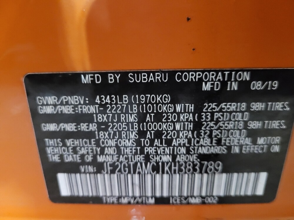 2019 Subaru Crosstrek in New Castle, DE 19720 - 18123310 33