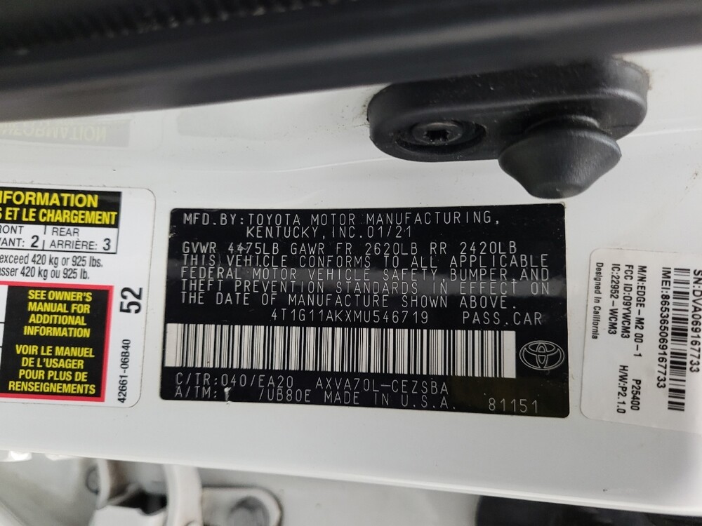 2021 Toyota Camry in Taylor, MI 48180 - 18123332 33