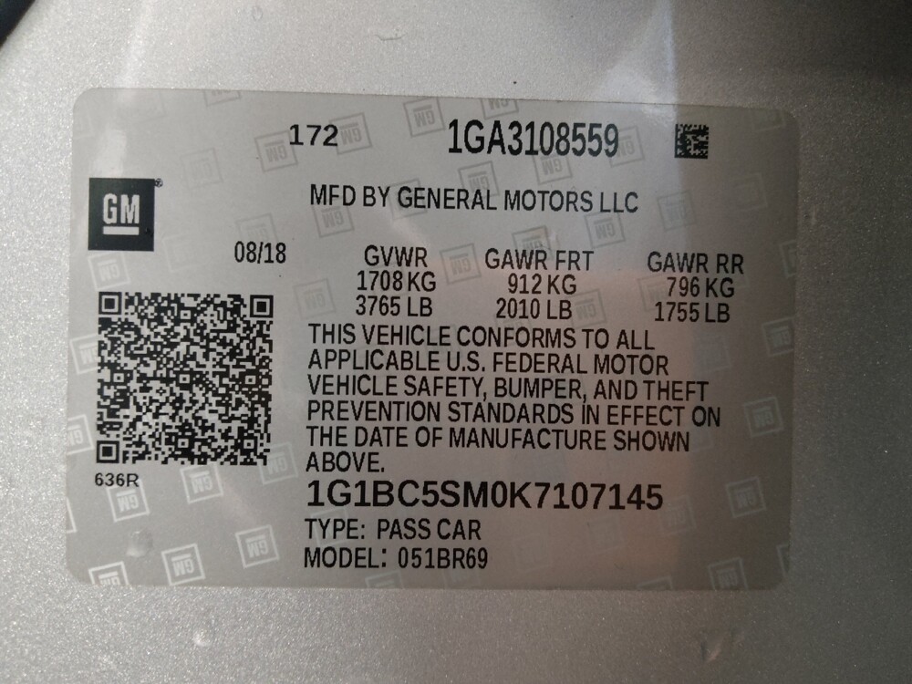 2019 Chevrolet Cruze in Greenville, SC 29607 - 18123374 33