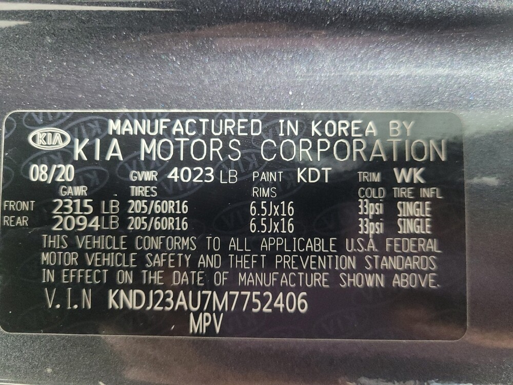 2021 Kia Soul in Union City, GA 30291 - 18123407 33