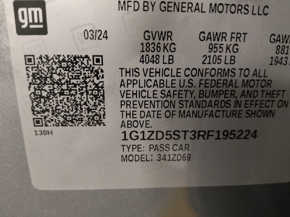 2024 Chevrolet Malibu in Union City, GA 30291 - 18123408 33