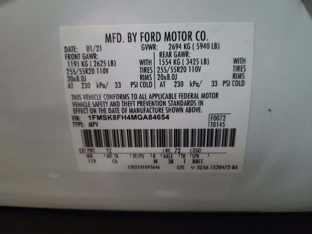 2021 Ford Explorer in Williamstown, NJ 8094 - 18123430 33