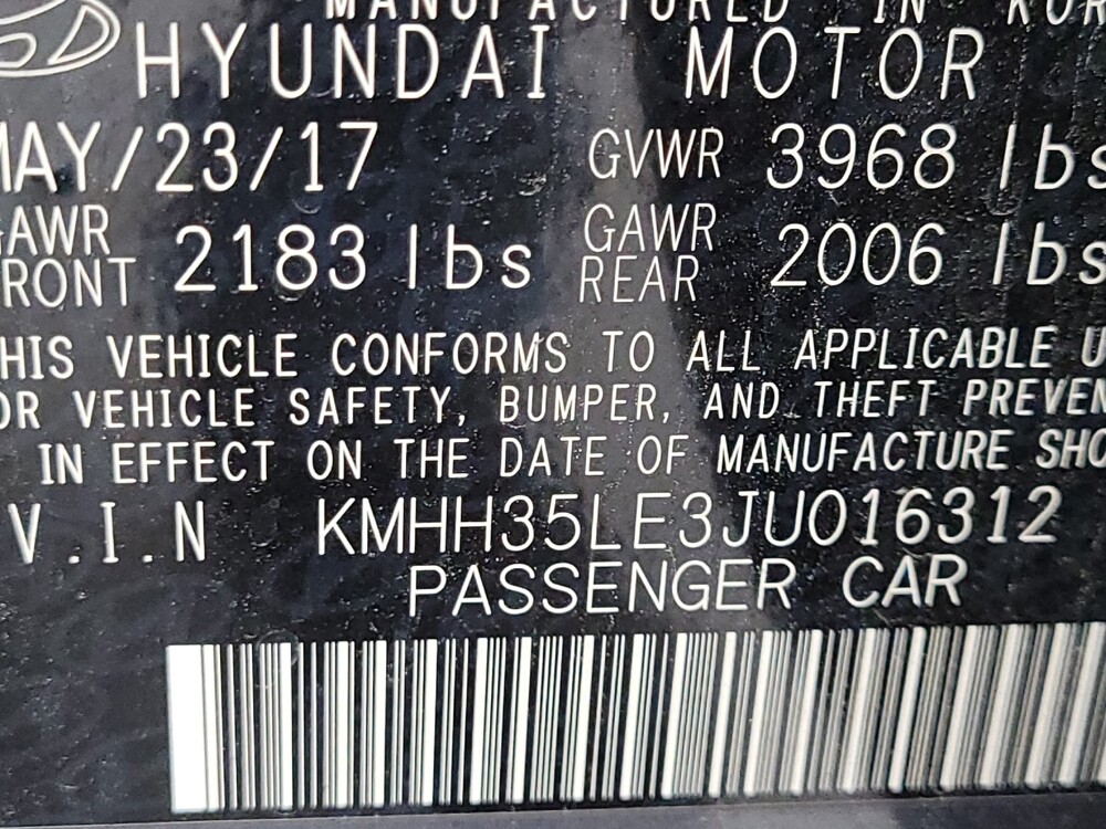 2018 Hyundai Elantra in Las Vegas, NV 89104 - 18123434 33