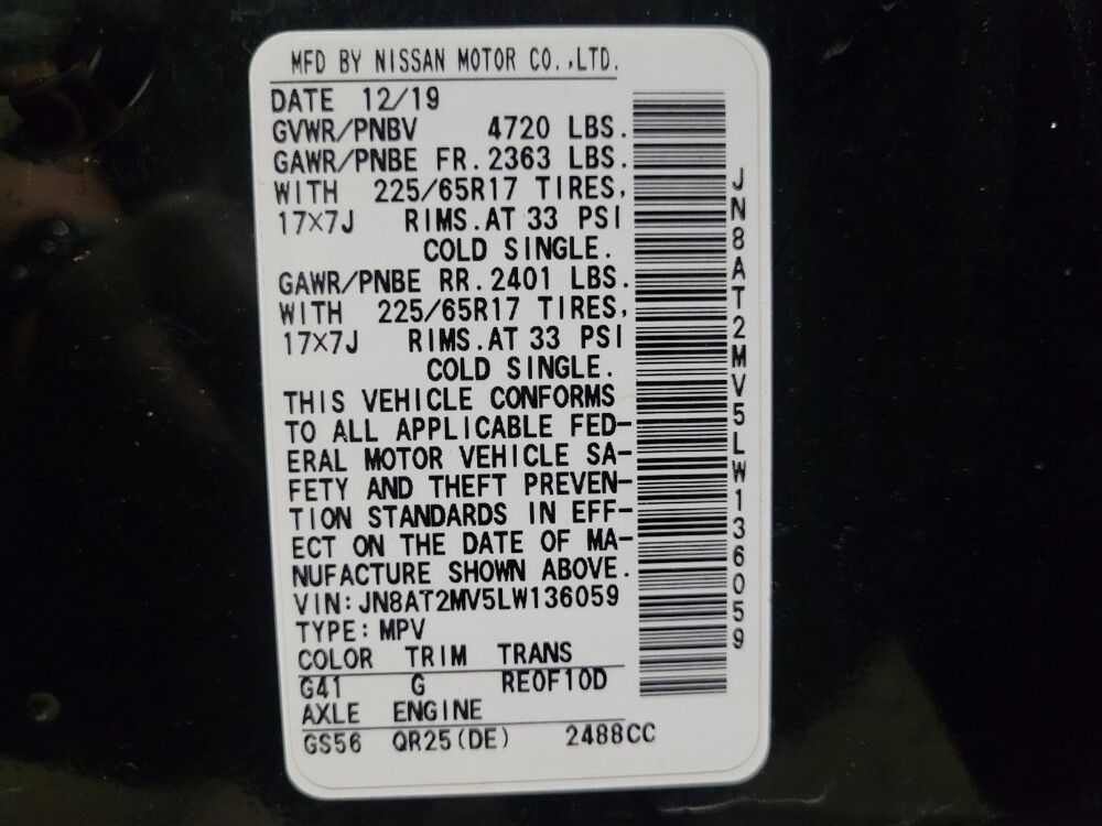 2020 Nissan Rogue in Glen Burnie, MD 21061 - 18123438 33