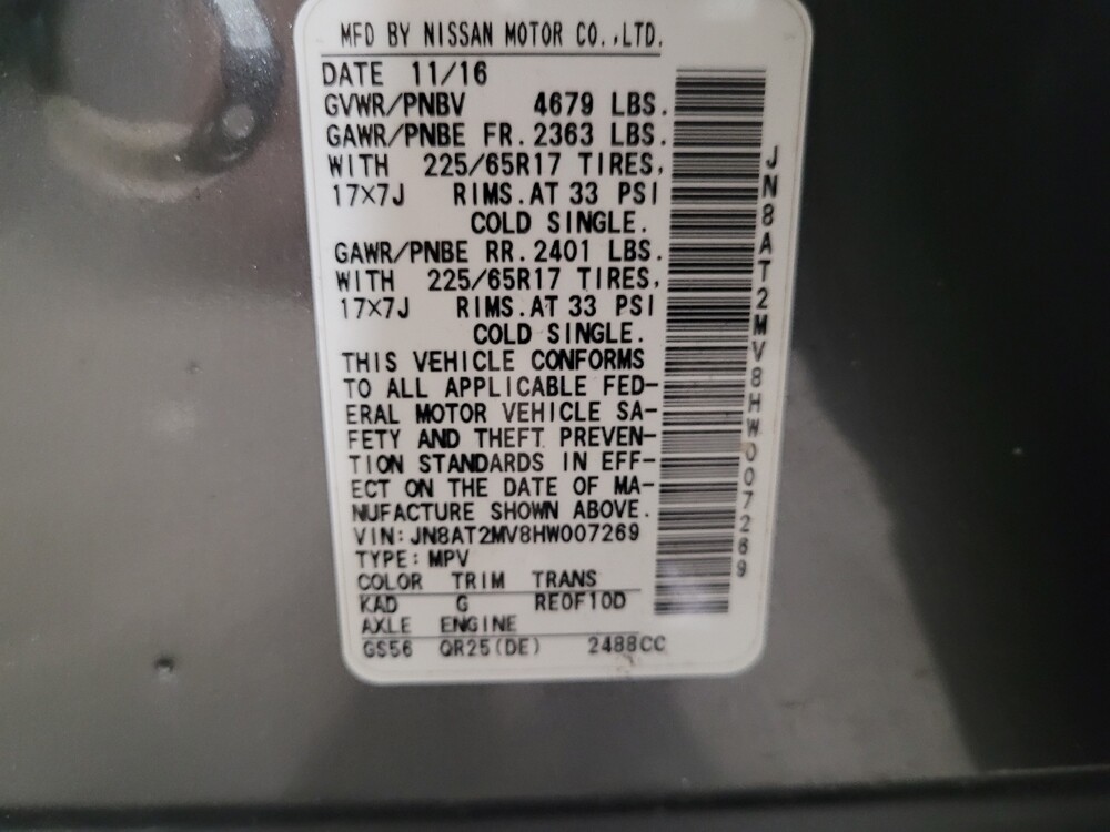 2017 Nissan Rogue in Glen Burnie, MD 21061 - 18123445 33