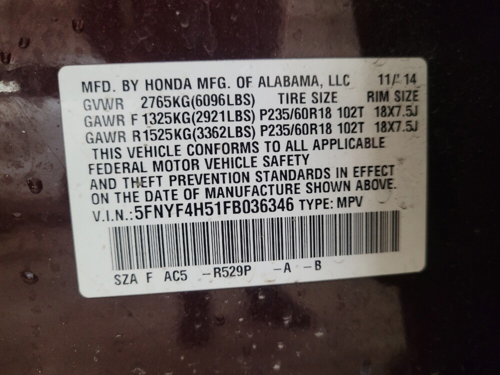 2015 Honda Pilot in Newport News, VA 23601 - 18123457 33