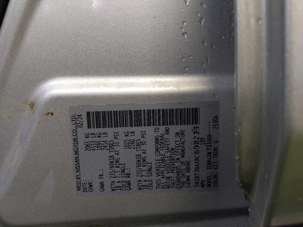 2024 Nissan Rogue in Lakeland, FL 33815 - 18123462 33