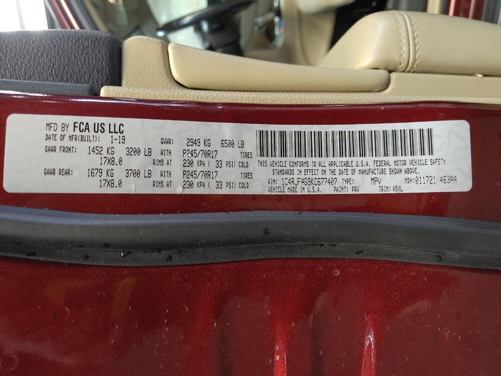 2019 Jeep Grand Cherokee in Lakeland, FL 33815 - 18123463 33