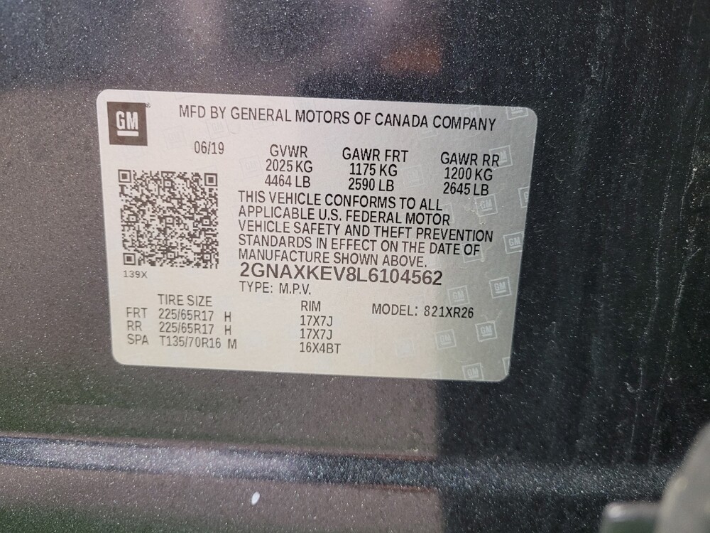 2020 Chevrolet Equinox in Maple Heights, OH 44137 - 18123468 33