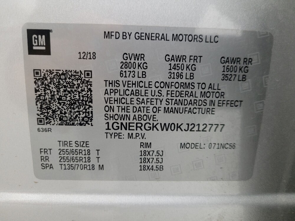 2019 Chevrolet Traverse in Tucson, AZ 85705 - 18123471 33