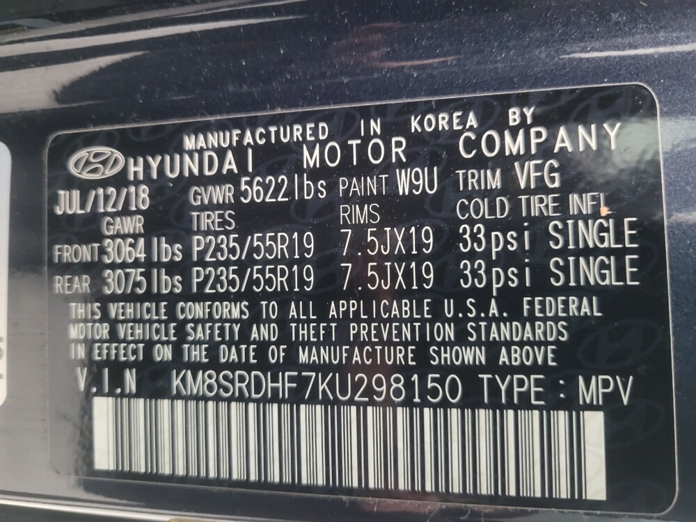 2019 Hyundai Santa Fe in Madison, TN 37115 - 18123486 33