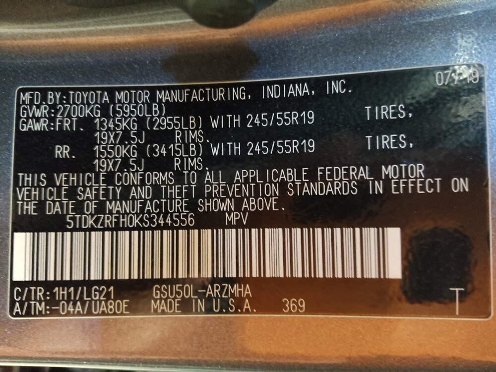 2019 Toyota Highlander in Columbia, SC 29210 - 18123491 33