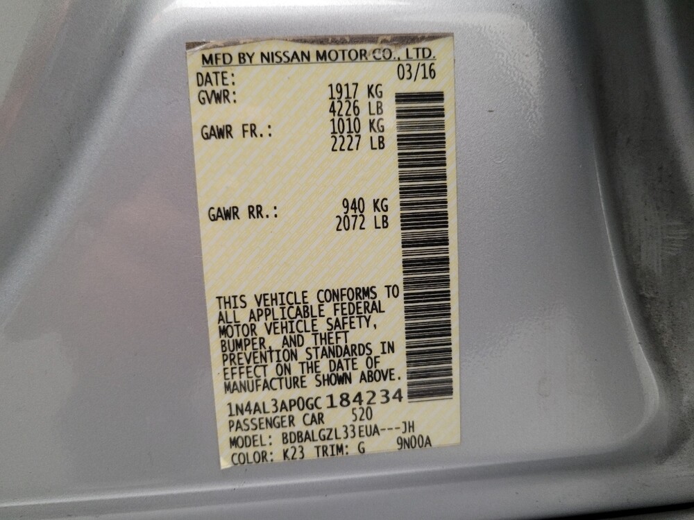 2016 Nissan Altima in Fresno, CA 93726 - 18123595 33