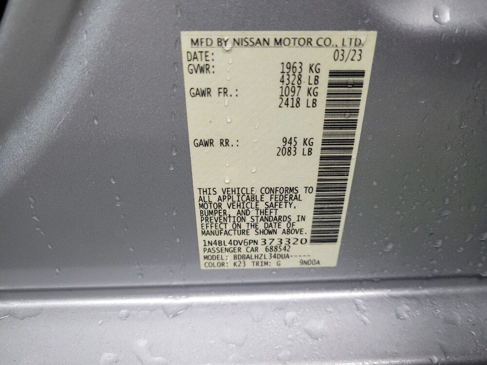 2023 Nissan Altima in Albany, GA 31705 - 18123605 33