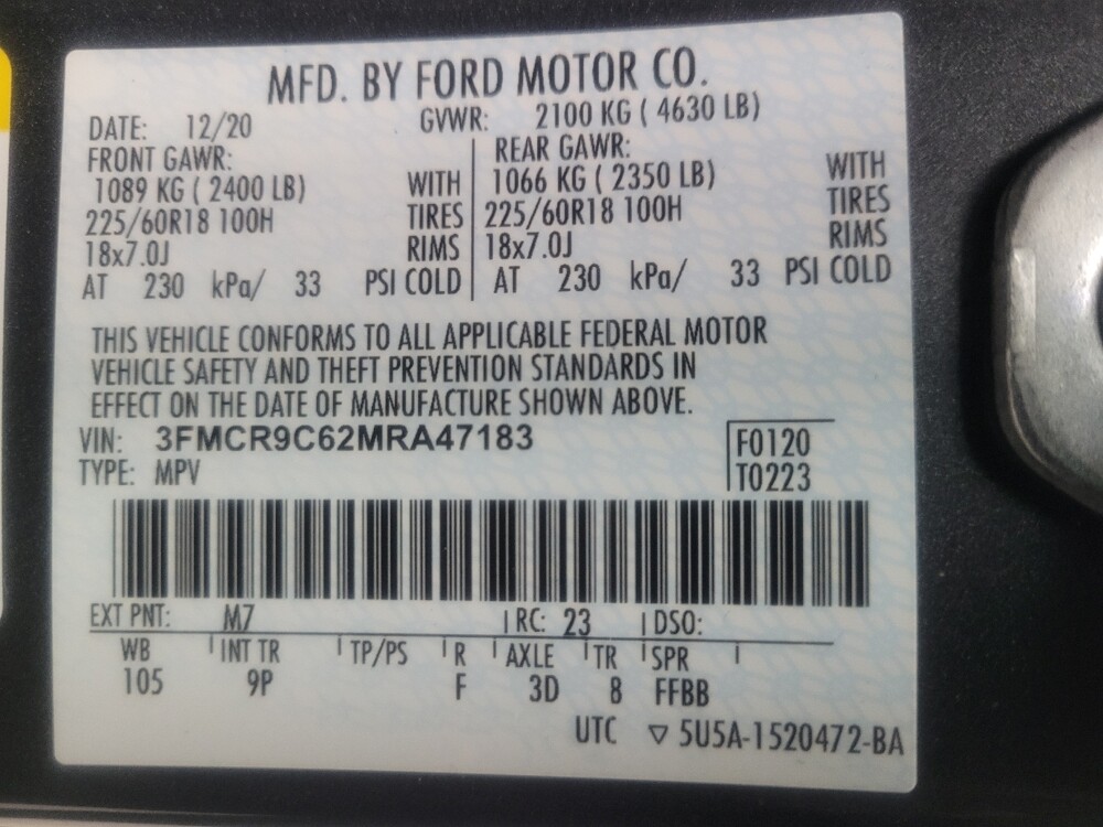 2021 Ford Bronco Sport in Memphis, TN 38128 - 18123607 33