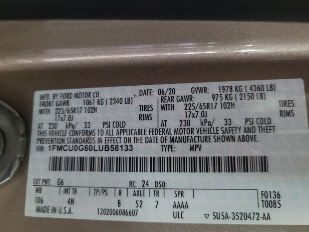 2020 Ford Escape in Athens, GA 30606 - 18123623 33