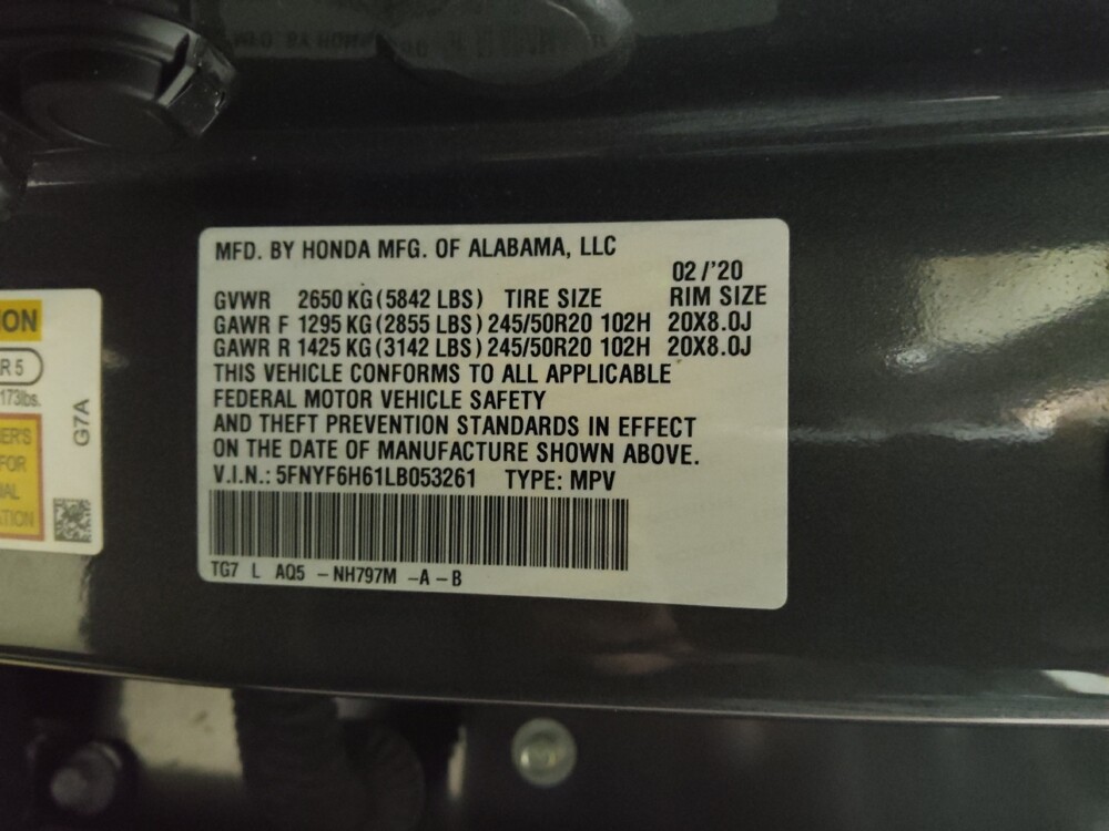 2020 Honda Pilot in Knoxville, TN 37923 - 18123628 33