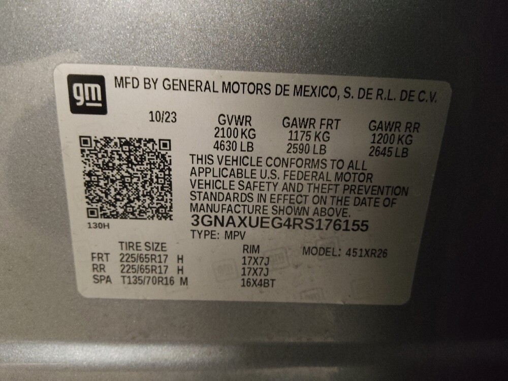 2024 Chevrolet Equinox in Fort Worth, TX 76116 - 18123646 33