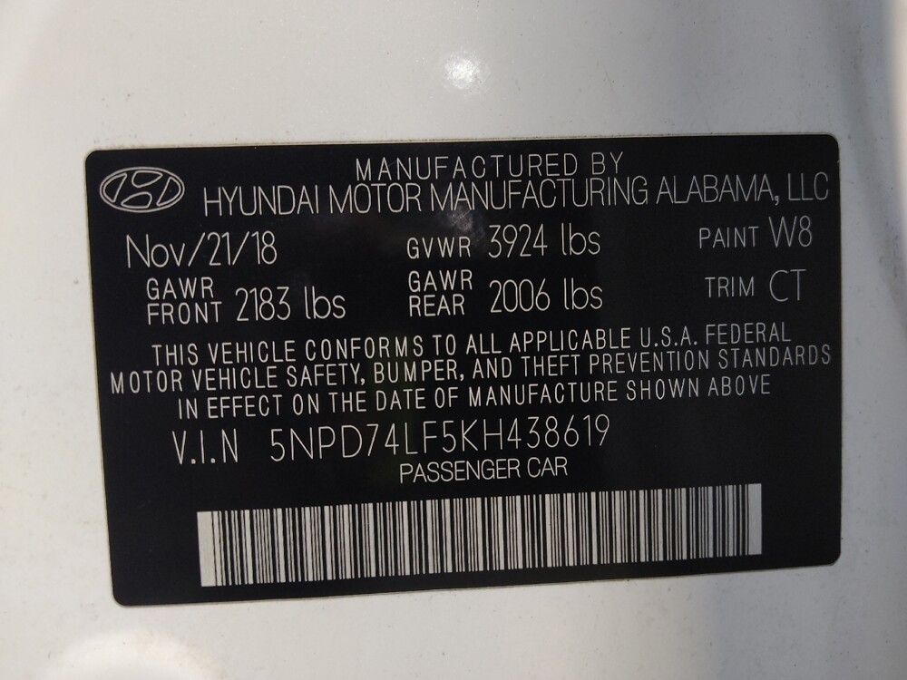 2019 Hyundai Elantra in Tampa, FL 33619 - 18123674 33