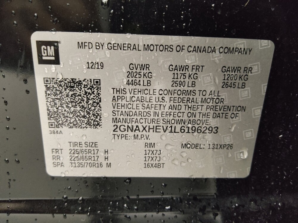 2020 Chevrolet Equinox in Conway, SC 29526 - 18123677 33