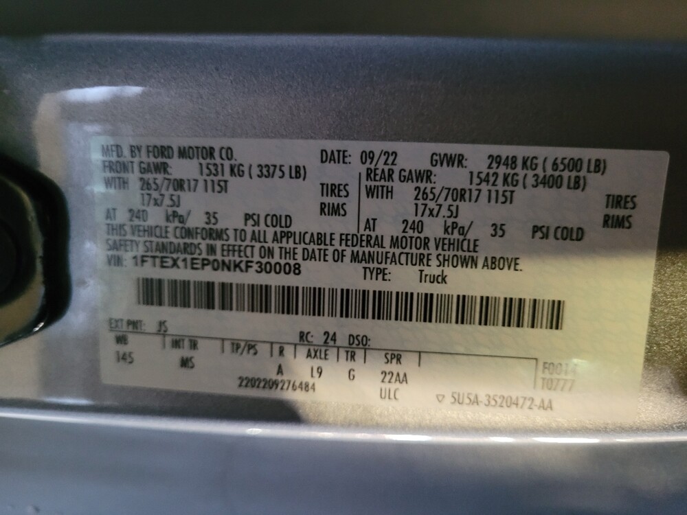 2022 Ford F150 in Fort Myers, FL 33907 - 18123680 33