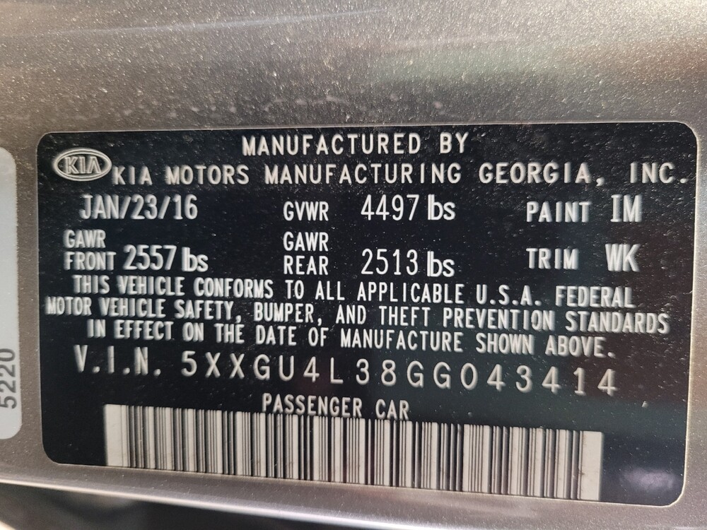 2016 Kia Optima in Jacksonville, FL 32225 - 18123693 33