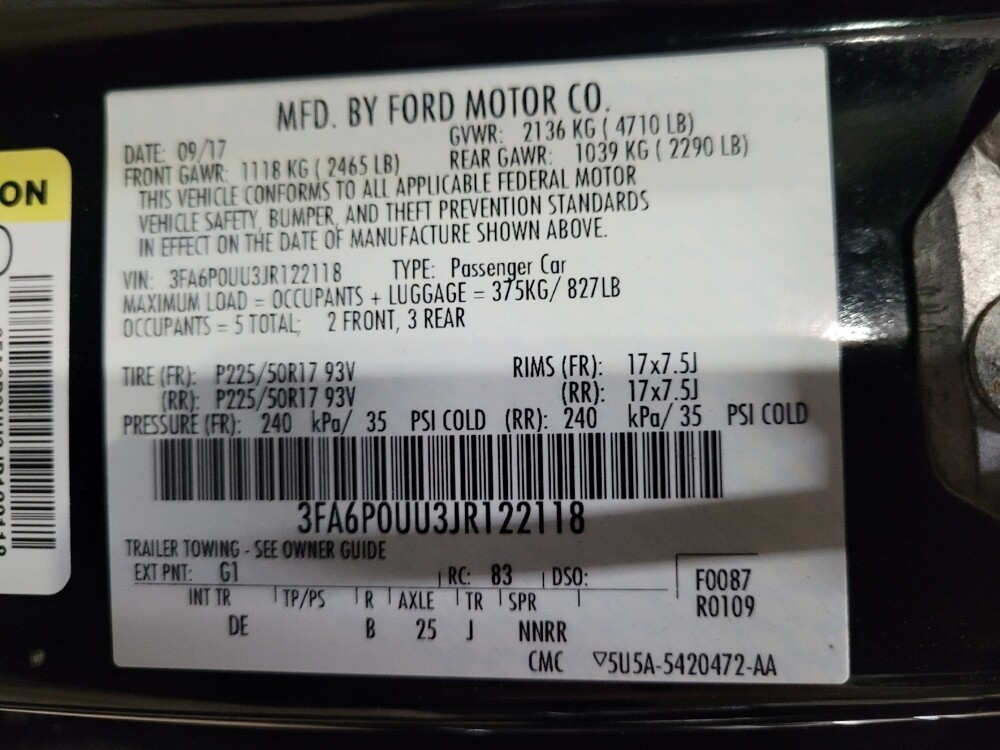 2018 Ford Fusion in Richmond, VA 23235 - 18123721 33