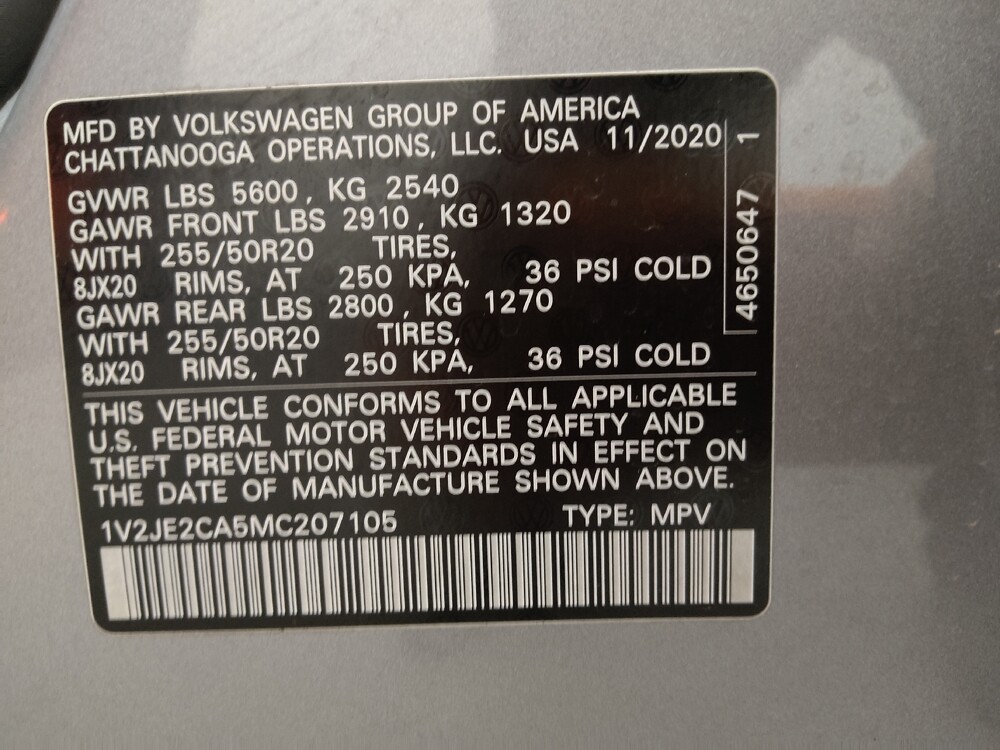 2021 Volkswagen Atlas in Albuquerque, NM 87113 - 18123739 33