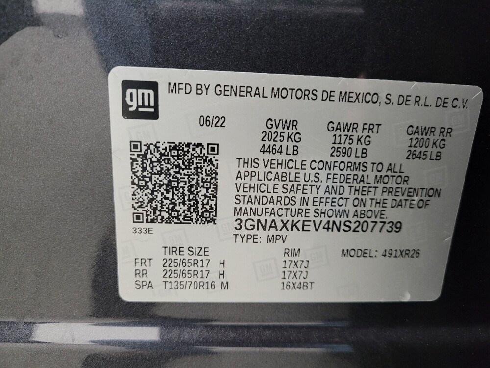 2022 Chevrolet Equinox in Eastpointe, MI 48021 - 18123834 33