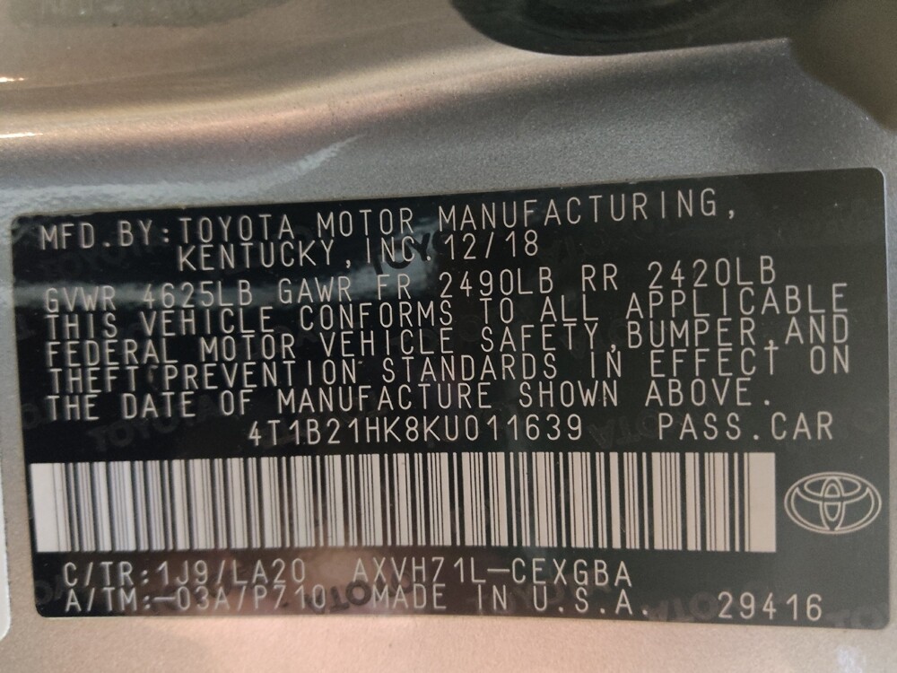 2019 Toyota Camry in Conway, SC 29526 - 18123836 33