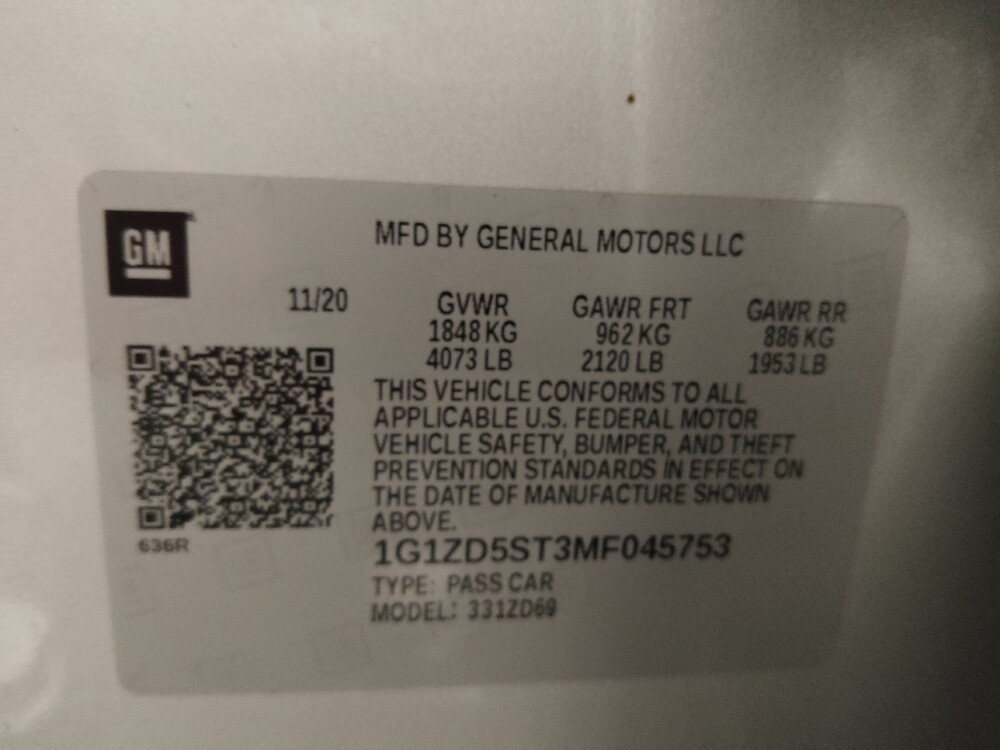 2021 Chevrolet Malibu in Charleston, SC 29414 - 18123843 33