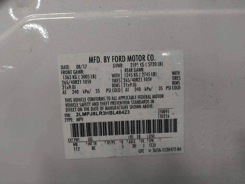 2017 Lincoln MKX in Bradenton, FL 34207 - 18123879 33