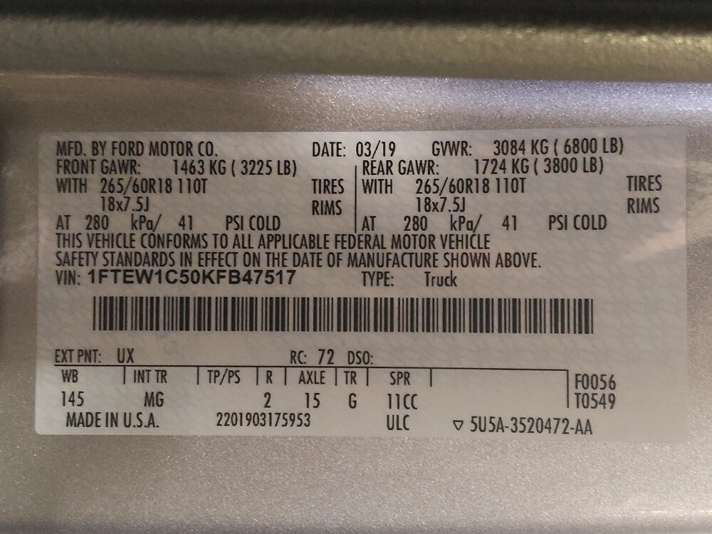 2019 Ford F150 in West Palm Beach, FL 33409 - 18123881 33