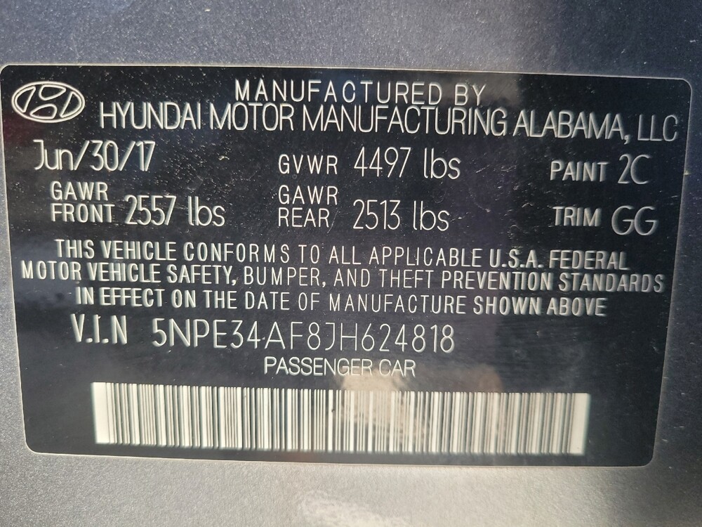 2018 Hyundai Sonata in Macon, GA 31210 - 18123887 33