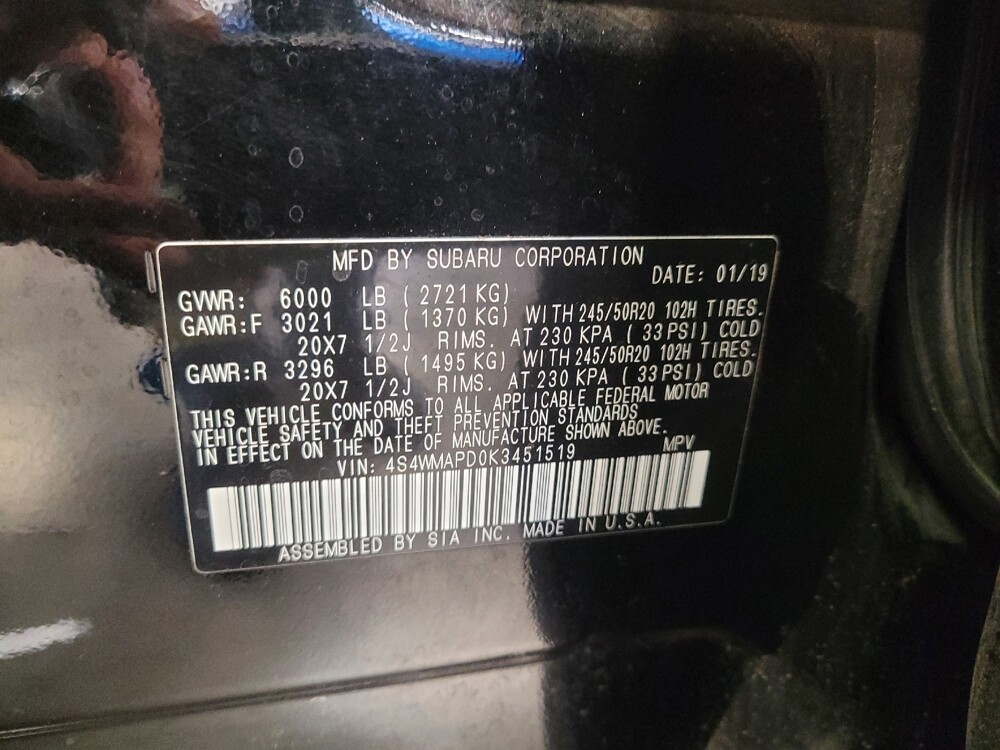 2019 Subaru Ascent in Sacramento, CA 95821 - 18123890 33