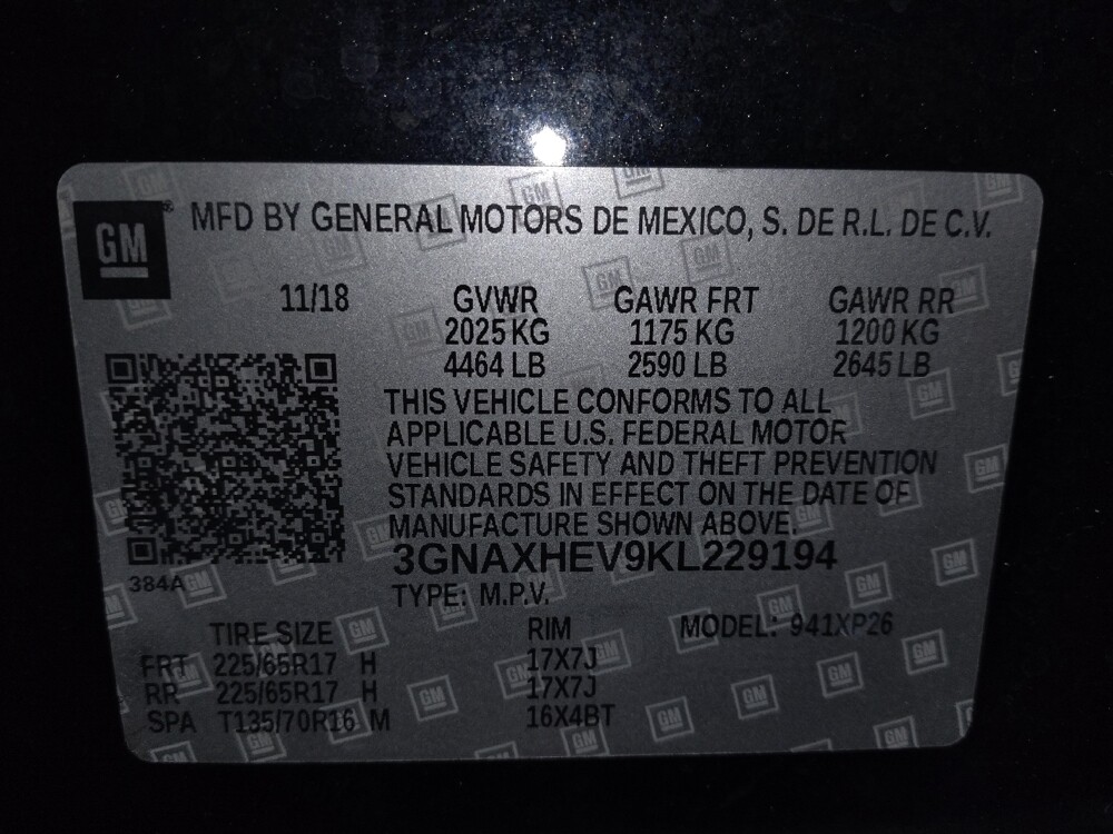 2019 Chevrolet Equinox in Ocala, FL 34471 - 18123891 33