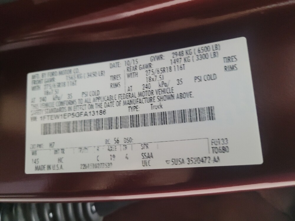 2016 Ford F150 in Downey, CA 90241 - 18123896 33